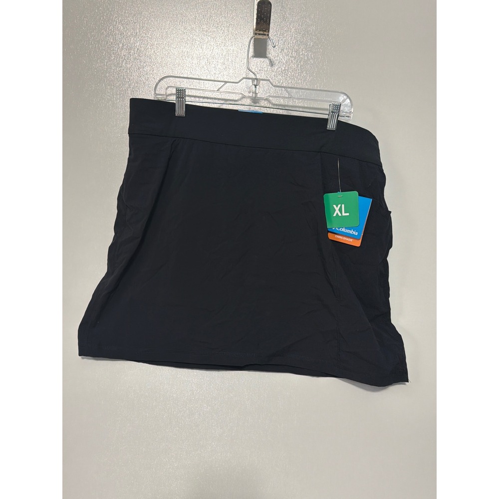 Columbia Womens XL Black Omni-Shield Omni-Shade Active Skort NWT